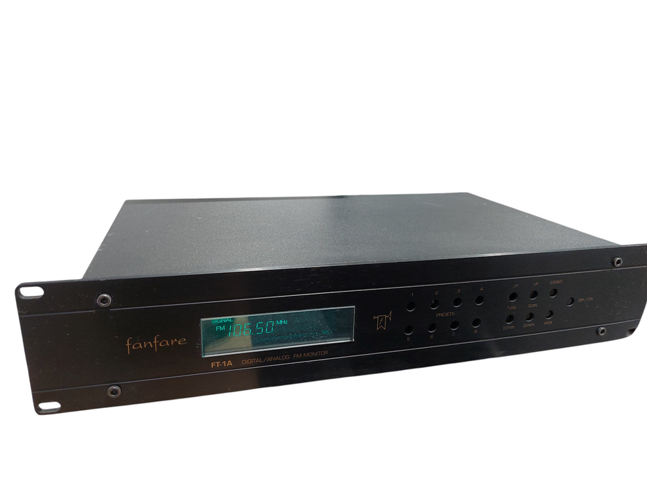 FanFare FT-1A Digital/Analog FM Monitor Rack Mountable