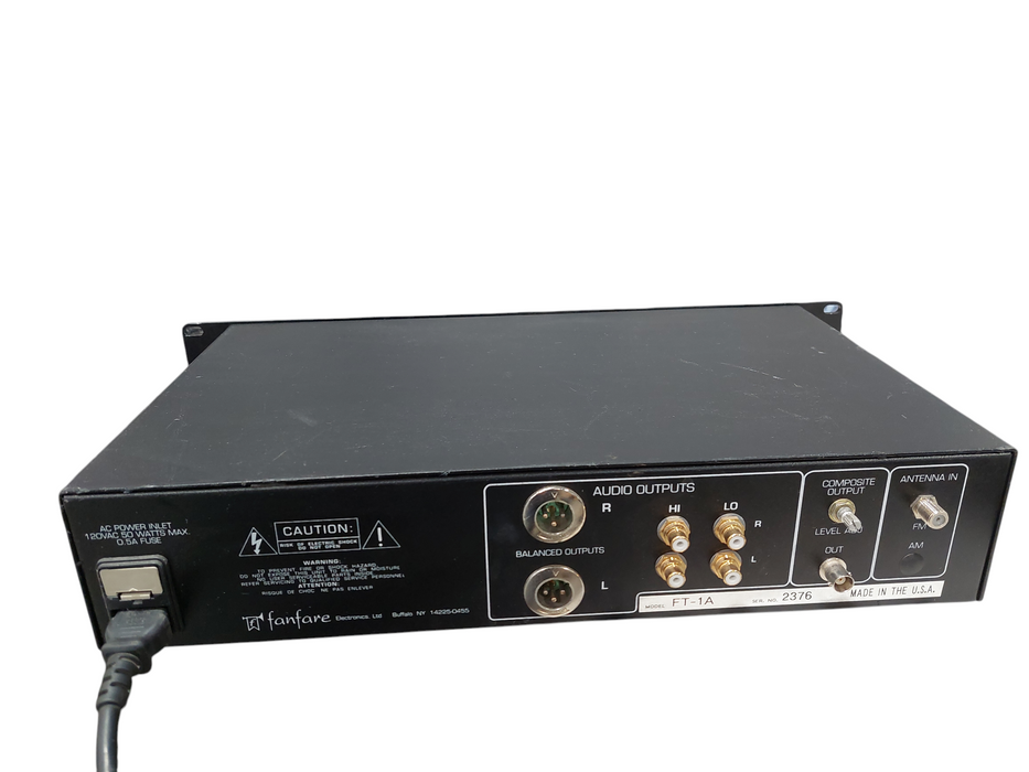 FanFare FT-1A Digital/Analog FM Monitor Rack Mountable