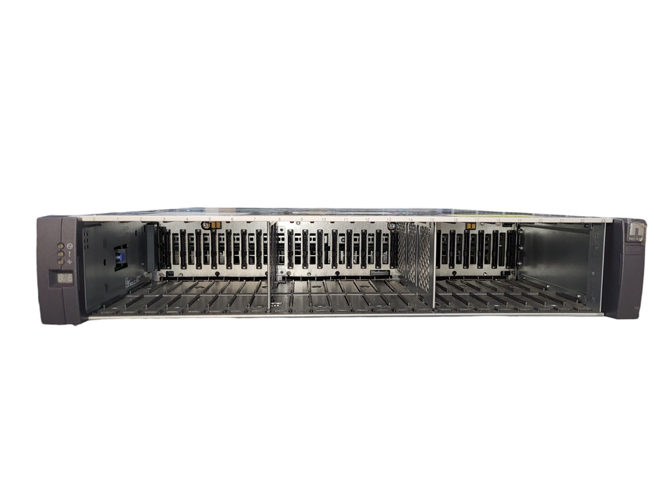 NetApp NAJ-1001 Disk Array Controller 24 Caddies 2x PSU 2x IOM6 Controller Cards