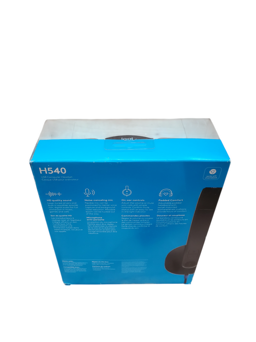 New - Logitech H540 USB Computer Headset