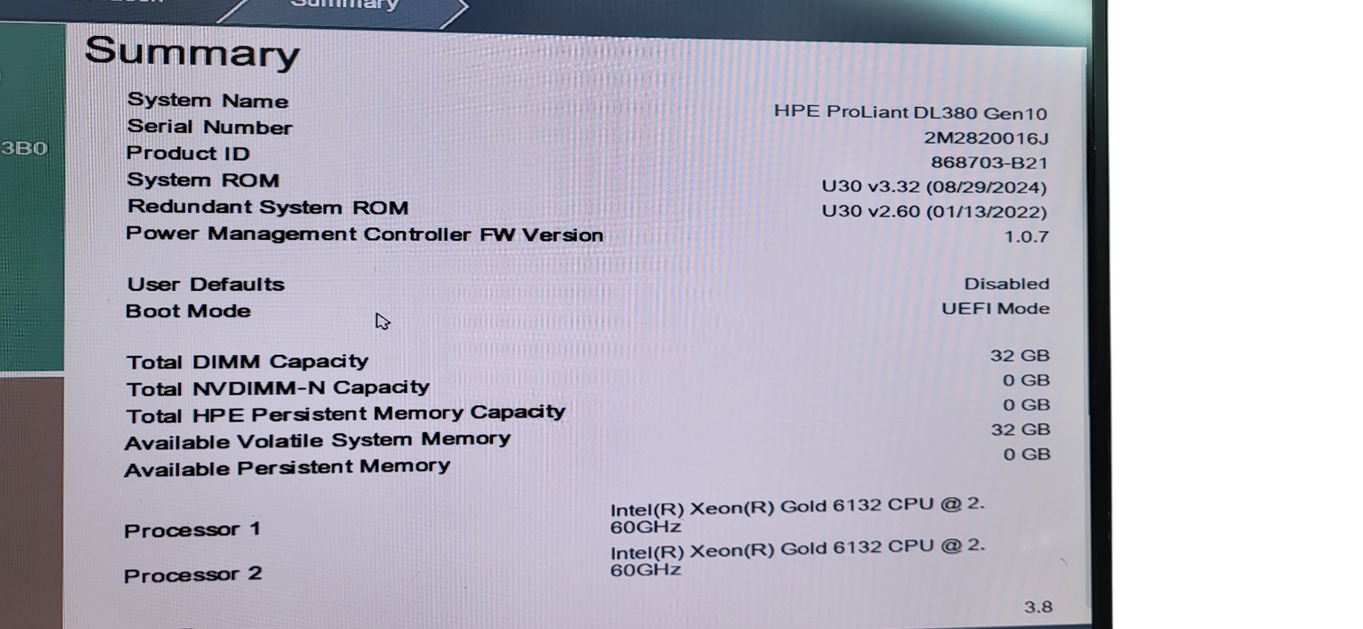 HP Proliant DL380 Gen 10 2x Xeon Gold 6132 CPU | 32GB DDR4|408i-a SR|10G NIC