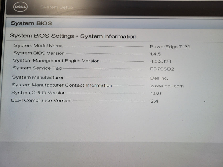 Dell PowerEdge T130, Xeon E3-1270v5 3.00GHz, 16GB DDR4, No HDD, PERC H330