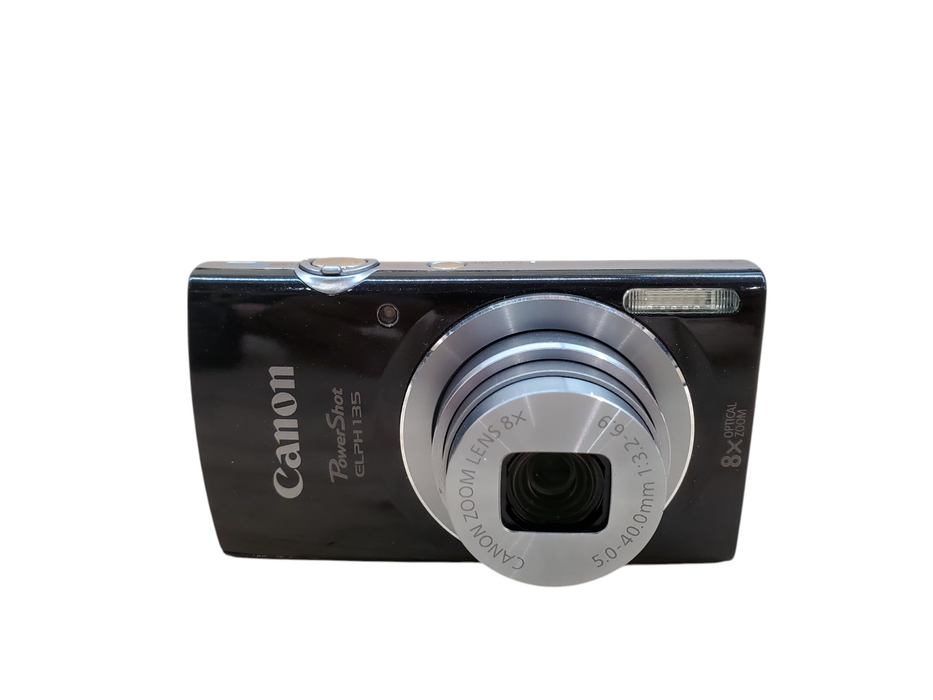 Canon PowerShot ELPH 135 16MP Digital Camera w/ Battery & Charger