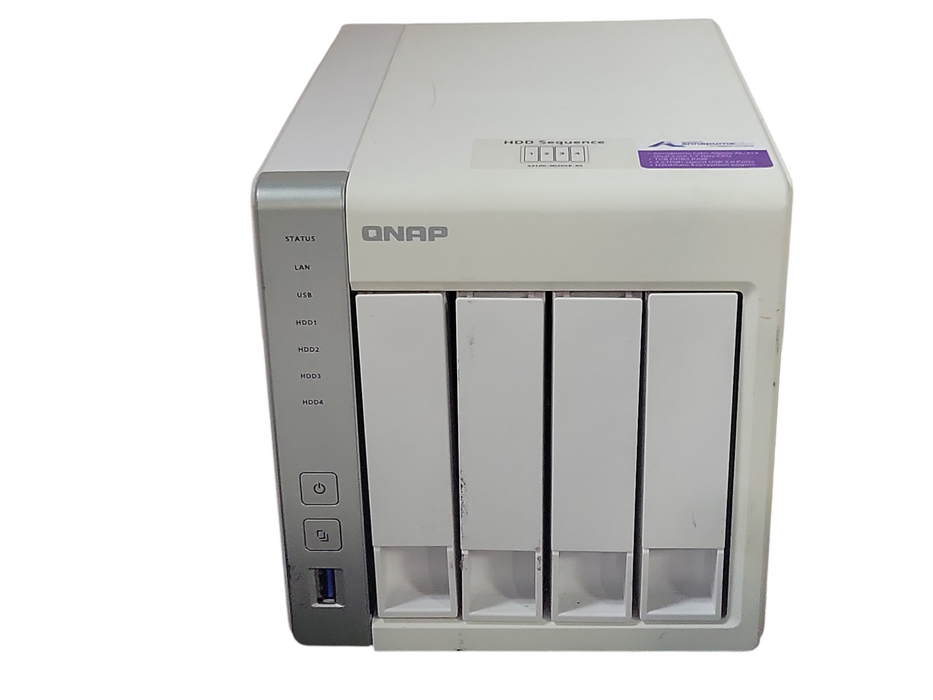 QNAP TS-431P 4-Bay NAS with 4x HDD Trays, No HDD, READ