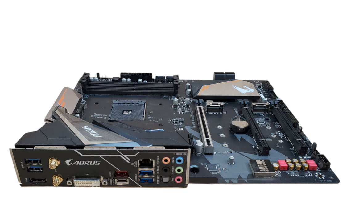 Gigabyte B450 Aorus Pro WIFI AM4 DDR4 ATX Gaming Motherboard *READ*