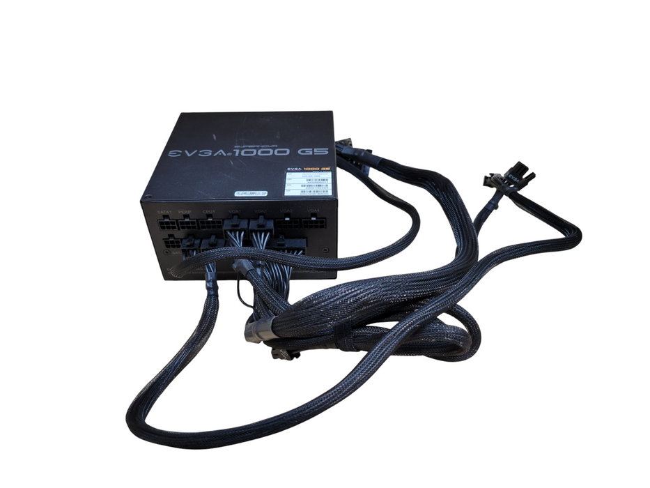 EVGA Supernova 1000 G5 80 Plus Gold 1000w Fully Modular Power Supply (READ)