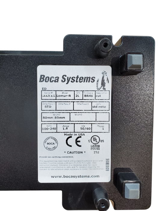 Boca Systems Lemur-R Direct Thermal Ticket Printer *READ*