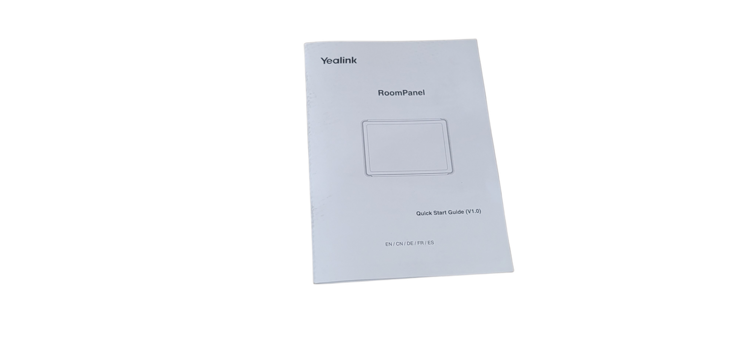 Yealink Touch Screen Meeting Room Scheduling Panel RoomPanel