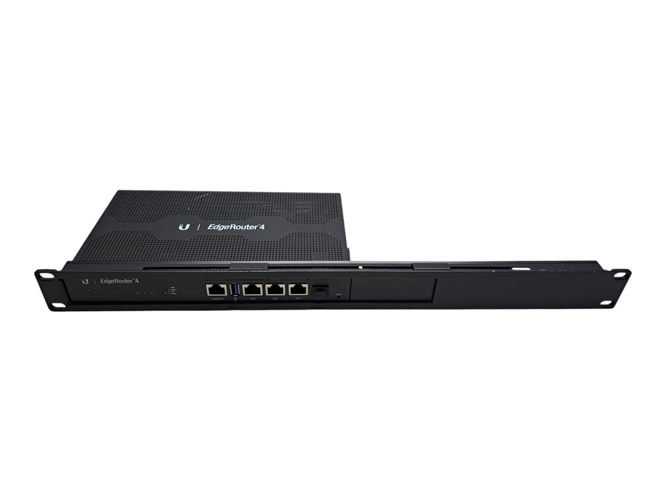 Ubiquiti EdgeRouter 4 ER-4 | 4-Port Gigabit Ethernet Router w/ Rackmount