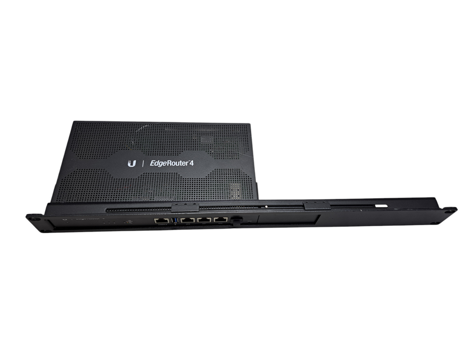 Ubiquiti EdgeRouter 4 ER-4 | 4-Port Gigabit Ethernet Router w/ Rackmount