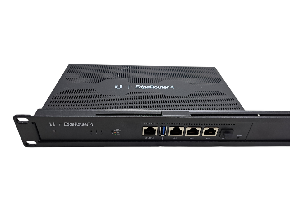 Ubiquiti EdgeRouter 4 ER-4 | 4-Port Gigabit Ethernet Router w/ Rackmount