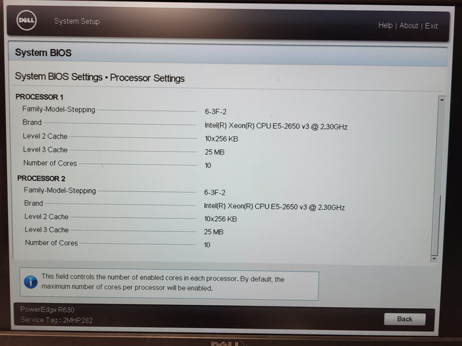 Dell PE R630 1U 8x2.5", 2x Xeon E5-2650v3 2.3GHz 16GB DDR4 PERC H330 Mini