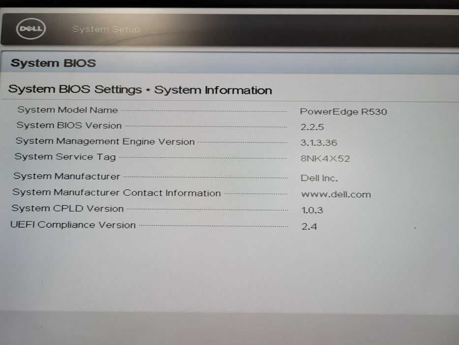 Dell PowerEdge R530 8x 3.5" | 1x Xeon E5-2630 v3 @2.40GHz, 16GB DDR4, H730 Mini