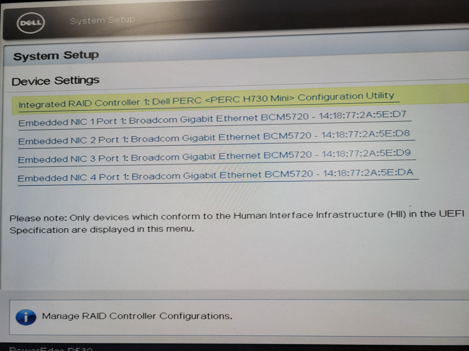 Dell PowerEdge R530 8x 3.5" | 1x Xeon E5-2630 v3 @2.40GHz, 16GB DDR4, H730 Mini