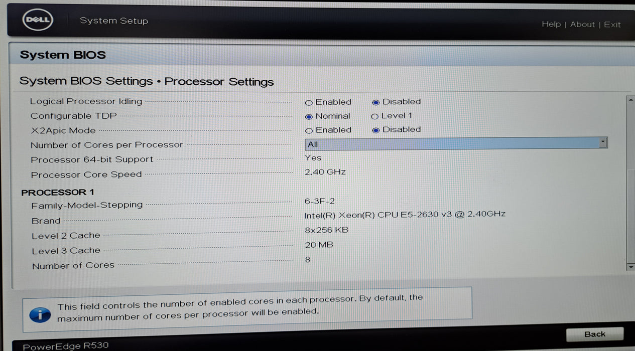 Dell PowerEdge R530 8x 3.5" | 1x Xeon E5-2630 v3, 16GB DDR4, H730 Mini,  2x 750W