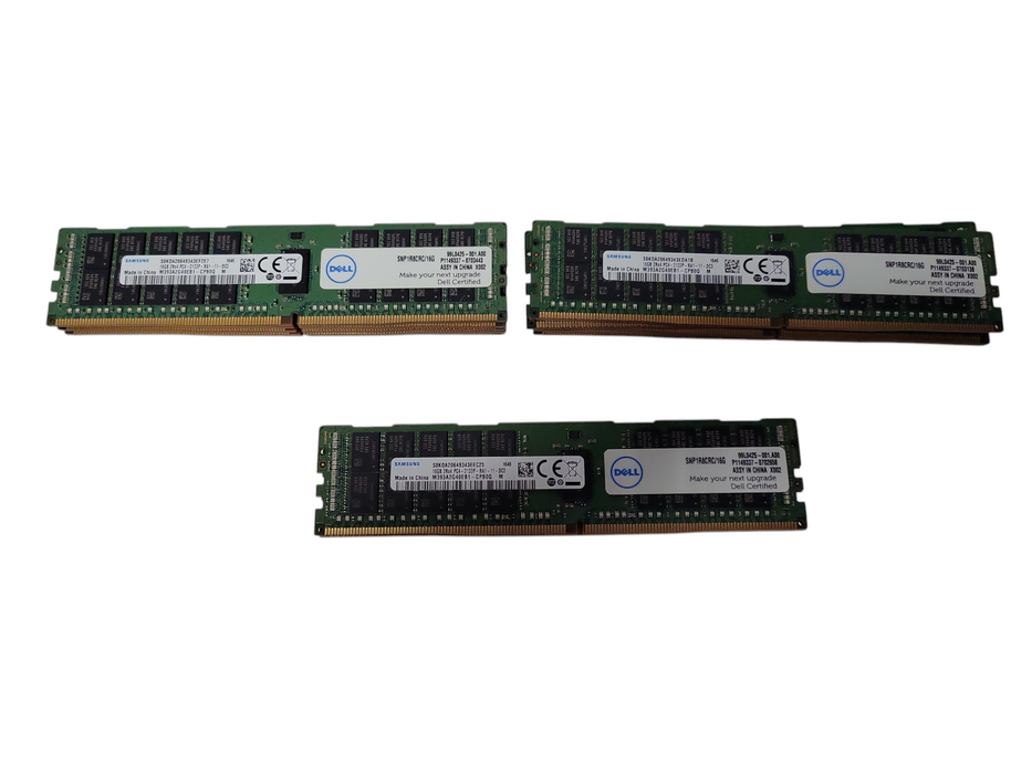 LOT of 14x Samsung 16GB 2Rx4 PC4-2133P-RA1-11-DC0 Server Ram