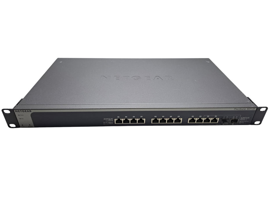 Netgear ProSafe XS712T | 12-Port 10GBase-T RJ-45 / 2-Port 10G SFP+ Switch