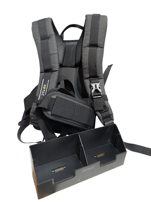 Zotac VR GO Backpack Arm Sleeves Wearable PC , NO CPU , NO RAM, NO HDD w battery