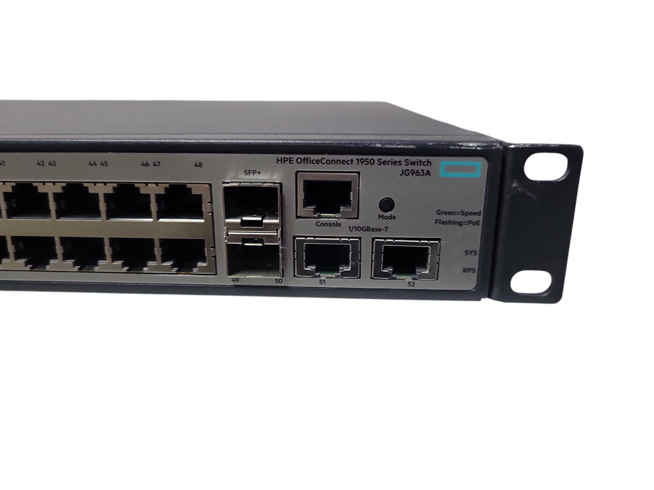 HPE JG963A OfficeConnect 1950-48G-2SFP+ 2XGT-PoE+ Switch