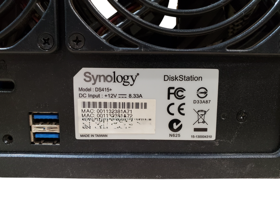 Synology DiskStation DS415+ 4-Bay NAS - No HDD *READ*