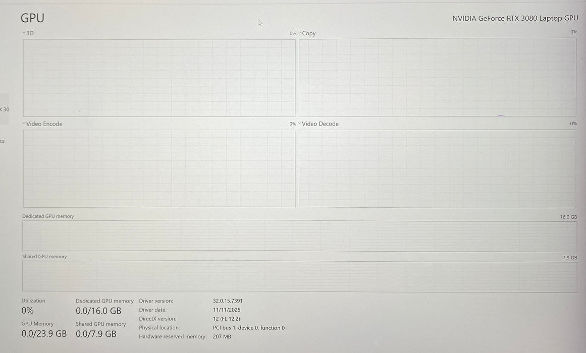 Lenovo ThinkPad P1 Gen 4 4K LCD i9-11950H RTX 3080 16GB GPU 16GB RAM 512GB SSD