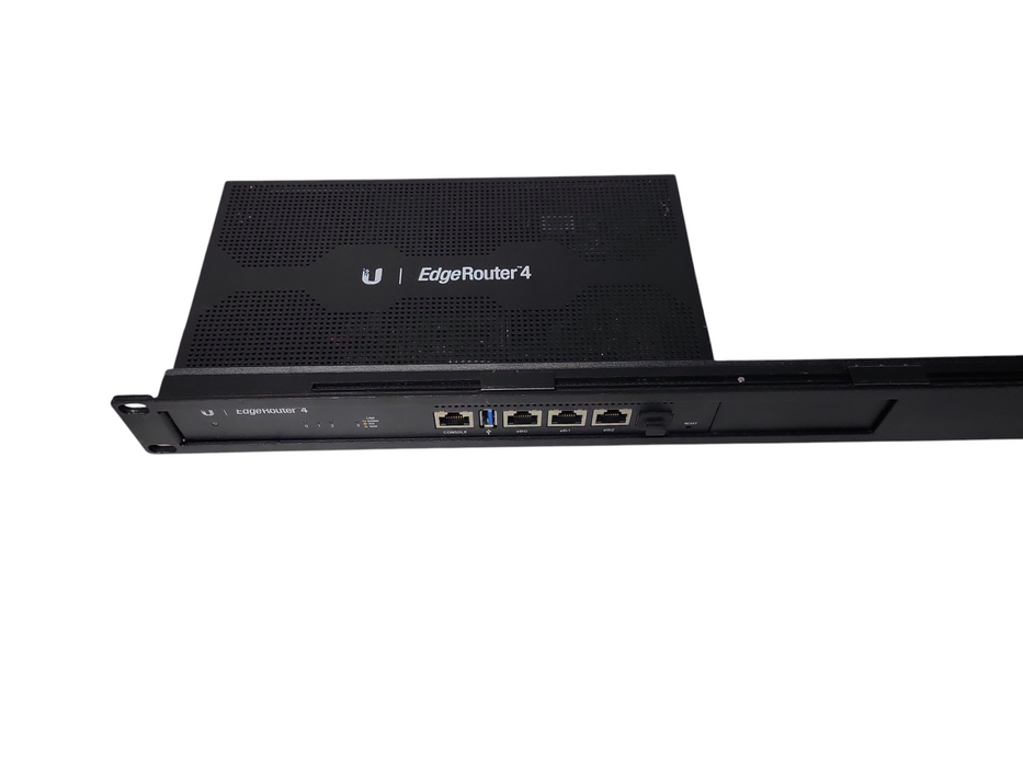Ubiquiti EdgeRouter 4 ER-4 | 4-Port Gigabit Ethernet Router w/ Rackmount