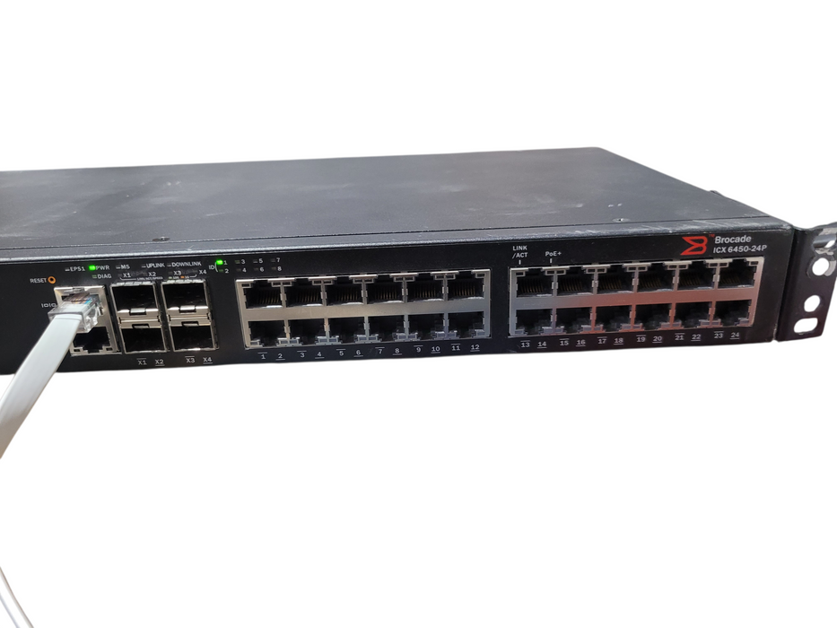 Brocade ICX 6450-24P Guide (Enterprise PoE Switch)