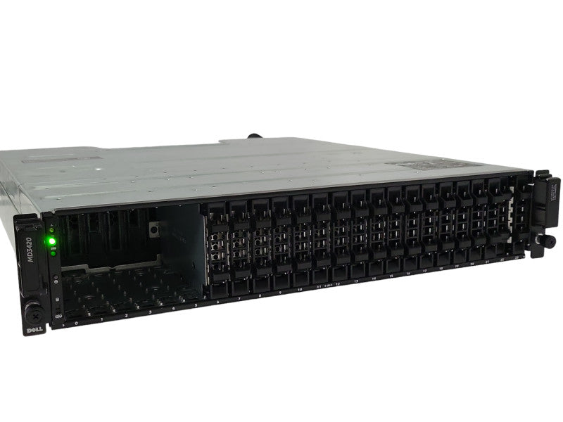 Dell PowerVault MD3420 24x 2.5\\" SFF SAS HDD Storage Array 2x 0F3P10, 2x PSU _