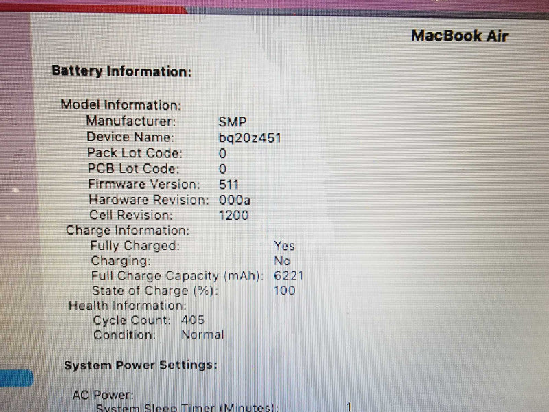 Apple Macbook Air 2015 13\\" 2-Core i5-5250U @ 1.6GHz 8GB DDR3 250GB SSD (