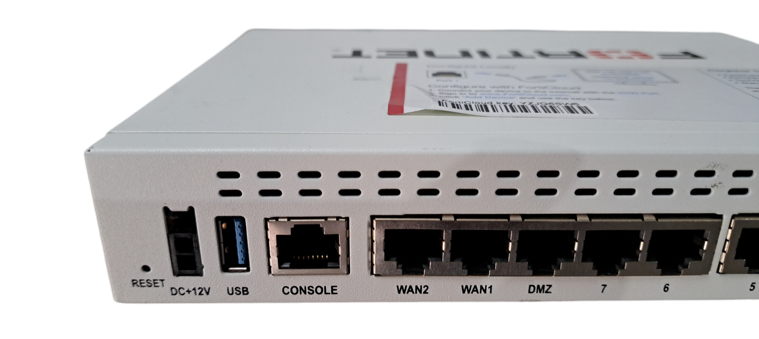 Fortinet FortiGate FG-60E Network Security Firewall *READ*