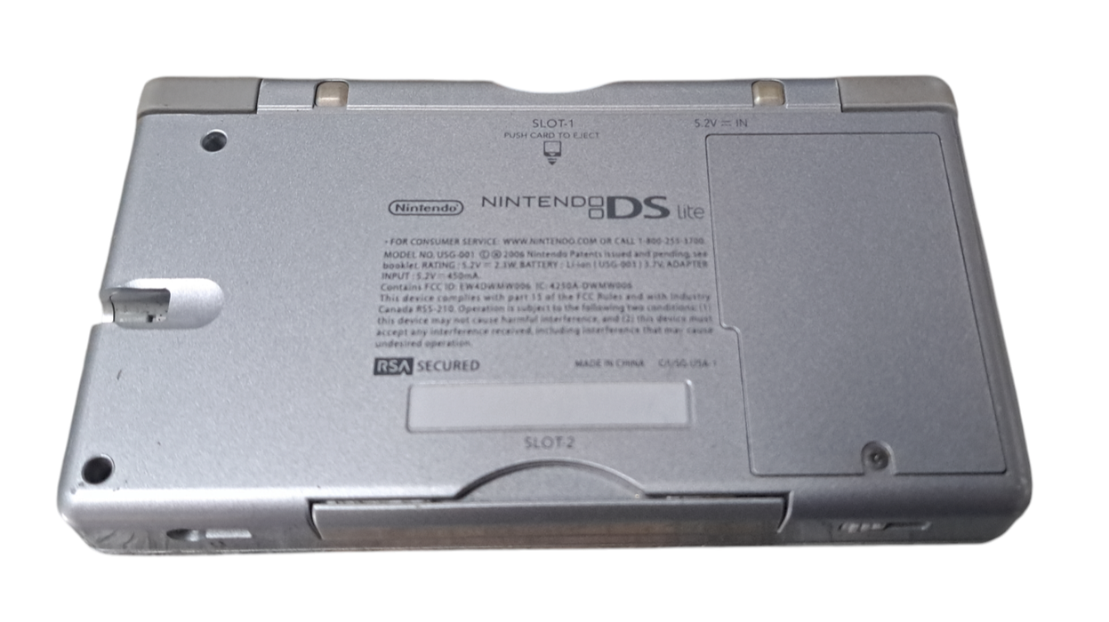 Nintendo DS Lite C/USG-USA-1 Silver READ