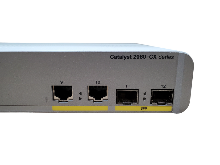 Cisco WS-C2960CX-8PC-L V01, 8-Port Gigabit Managed Silent Switch w/ 2x SFP