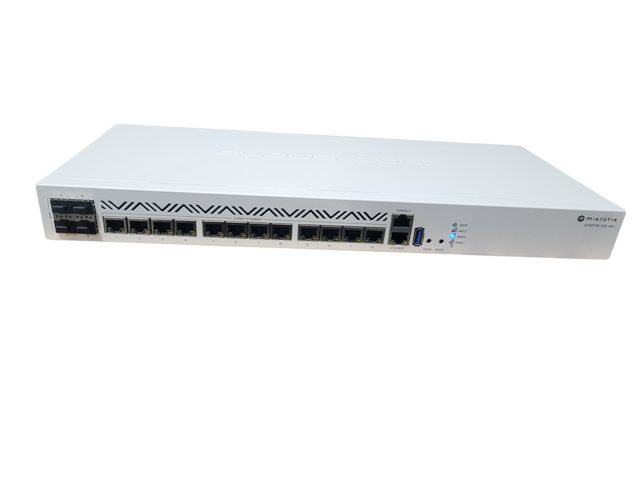 MikroTik CCR2116-12G-4S+ 16-Core Cloud Core Router 4x10G SFP+ Rackmount