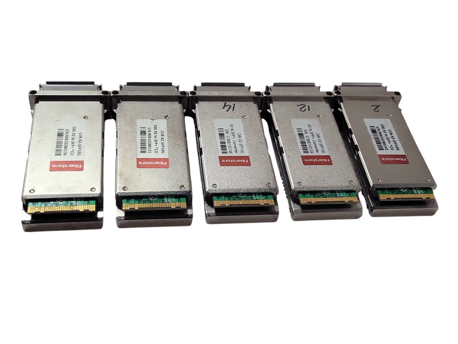 Lot of 5x FiberStore CVR-X2-SFP10G SFP 10G Transceiver modules