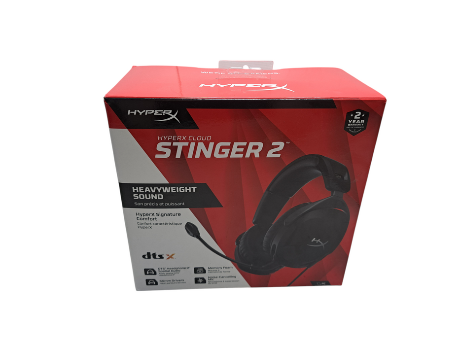 HyperX Cloud Stinger 2 Core Gaming Headset Wired Over-Ear Black