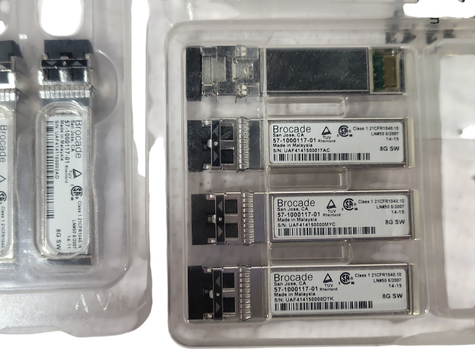 Lot of 44x Brocade 57-1000117-01 8G SW Transceiver modules