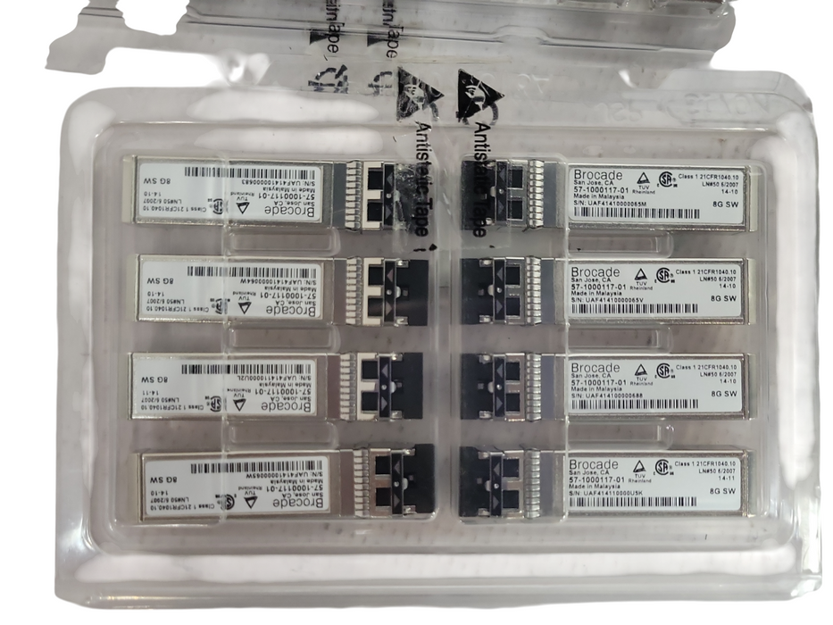 Lot of 44x Brocade 57-1000117-01 8G SW Transceiver modules