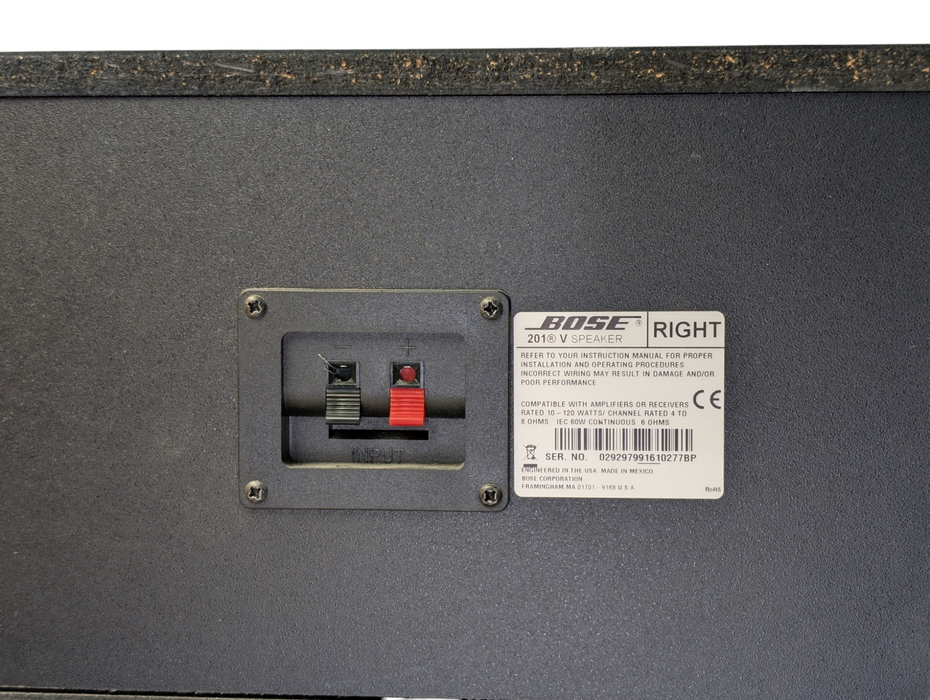 Bose 201-V Stereo Loudspeakers Pair