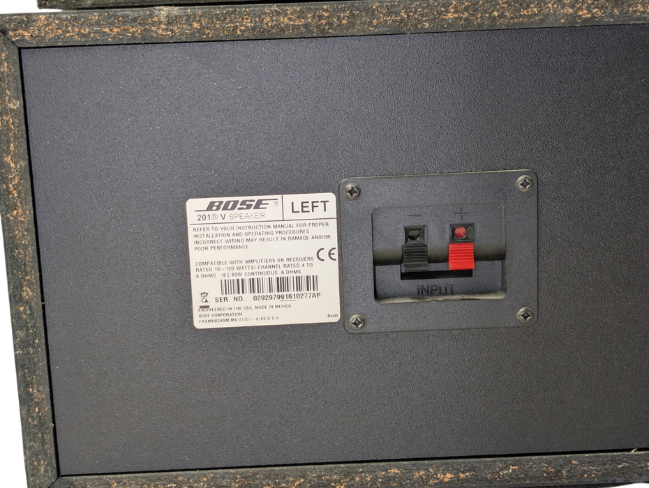 Bose 201-V Stereo Loudspeakers Pair
