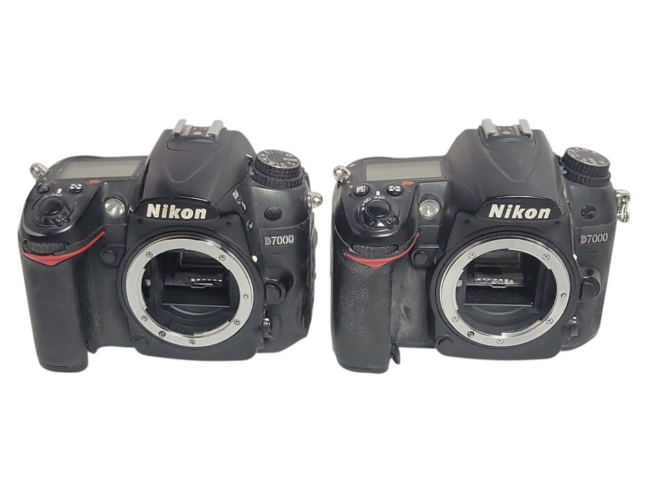 Lot of 2x Nikon D7000 digital Camera Body only, READ
