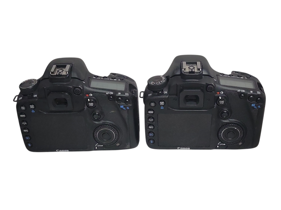 Lot of 2x Canon EOS 7D 18MP Digital Camera body only, READ