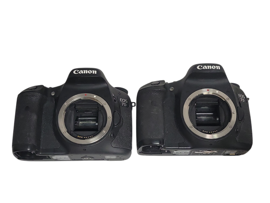 Lot of 2x Canon EOS 7D 18MP Digital Camera body only, READ