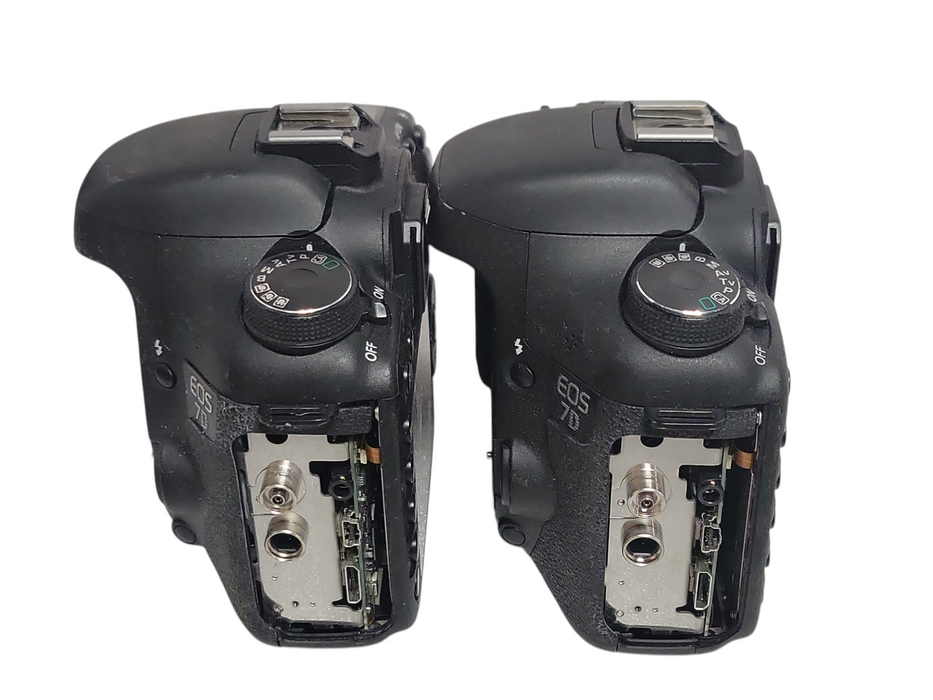 Lot of 2x Canon EOS 7D 18MP Digital Camera body only, READ