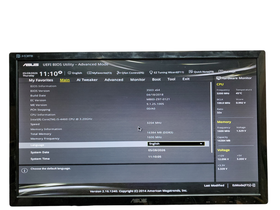 Cooler Master Custom Tower, i5-4460, ASUS Z97-A, 16GB RAM, No HDD/OS