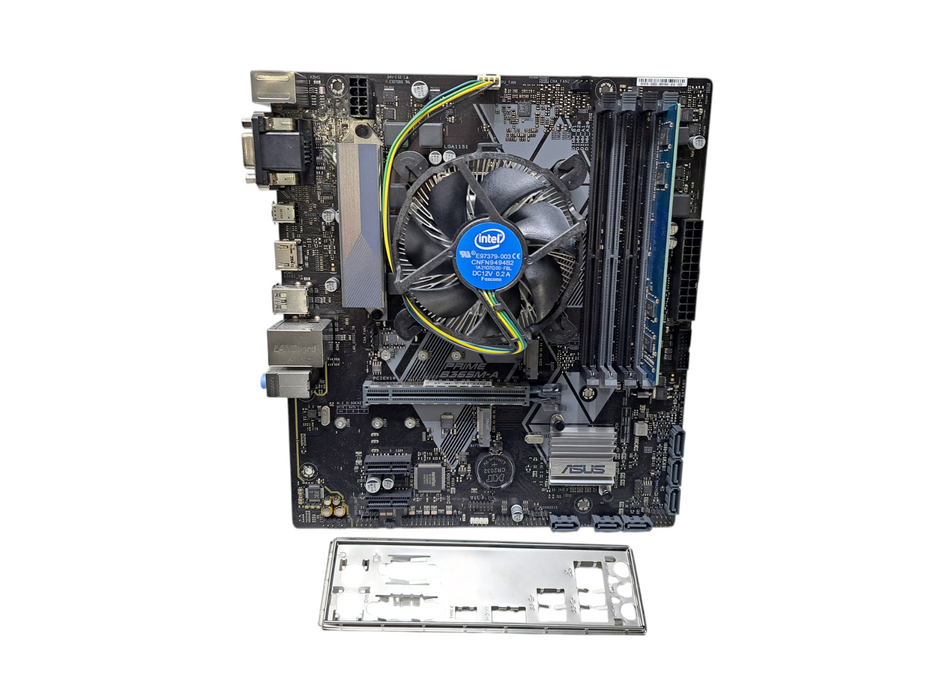 Asus PRIME B365M-A Motherboard w/ Intel Core i5-9400, 4GB DDR4, I/O Shield