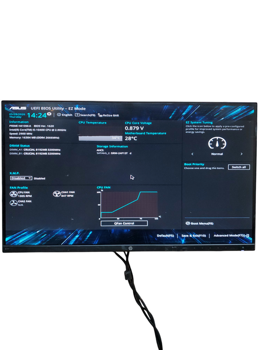 Custom PC ASUS PRIME H410M-A, i5-10400, 16GB RAM NO-HDD/SSD