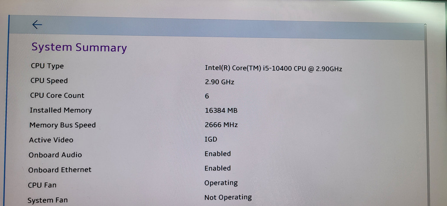 Lenovo ThinkCentre M70S SFF i5-10400 CPU | 16GB DDR4 | 256GB NVME