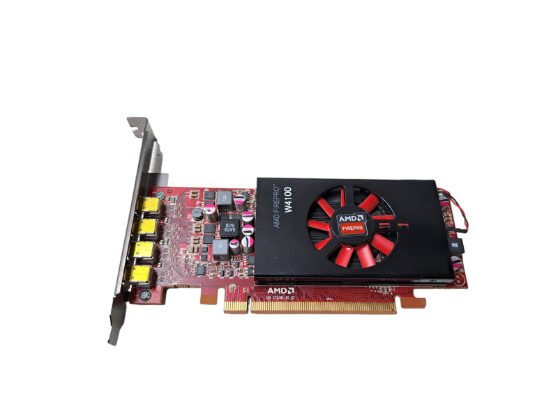 AMD FIREPRO W4100 2GB GDDR5 4x Mini DP Graphics Card
