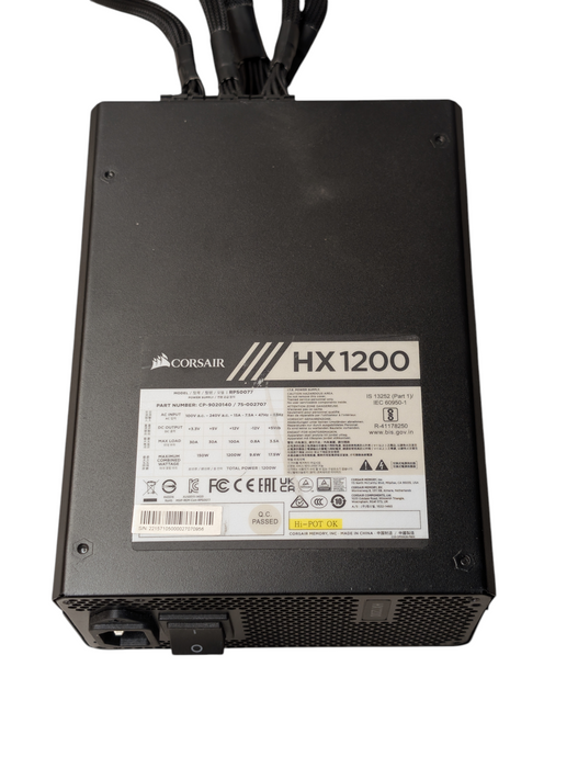 Corsair HX 1200 RPS0077 Fully Modular 1200W Computer Power Supply