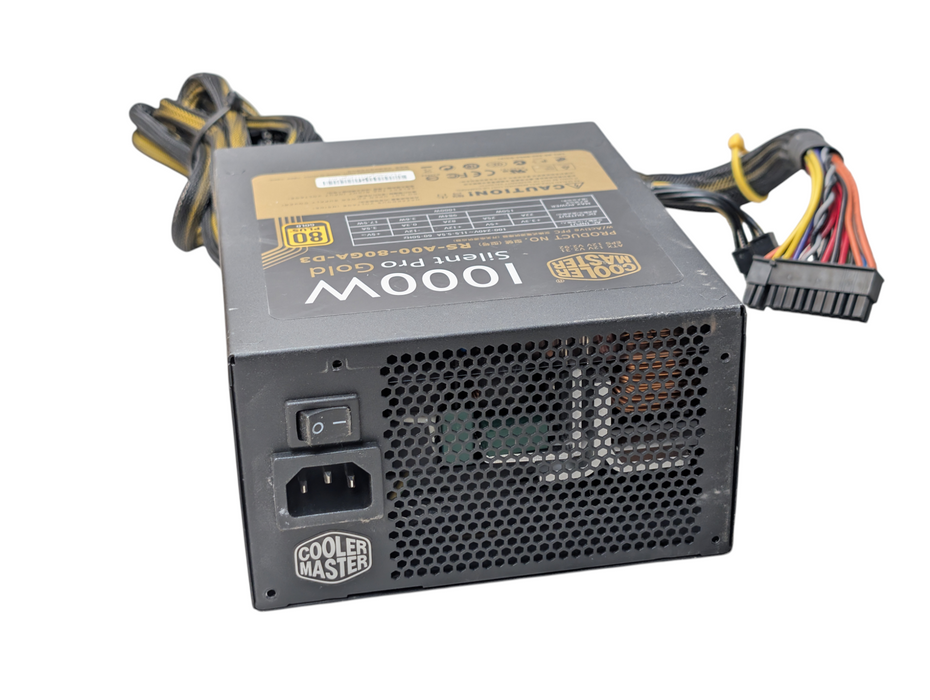 Cooler Master Silent Pro Gold 1000W (RS-A00-80GA-D3) Desktop Power Supply